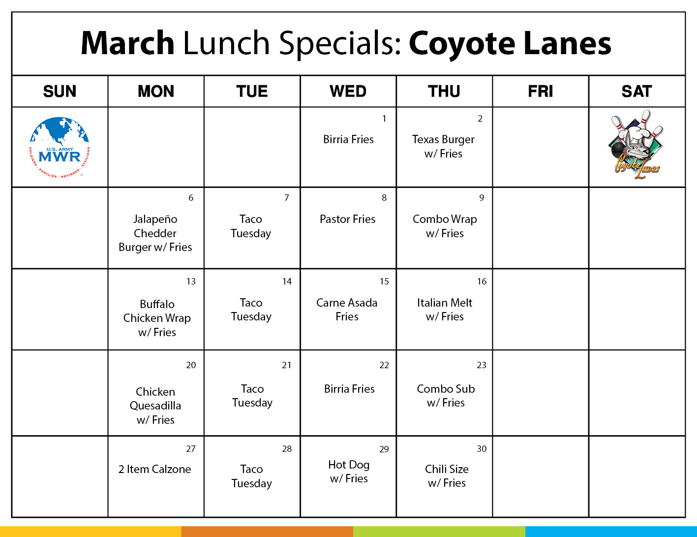 YPG_Coyote Lanes_March Lunch Specials_2023.jpg